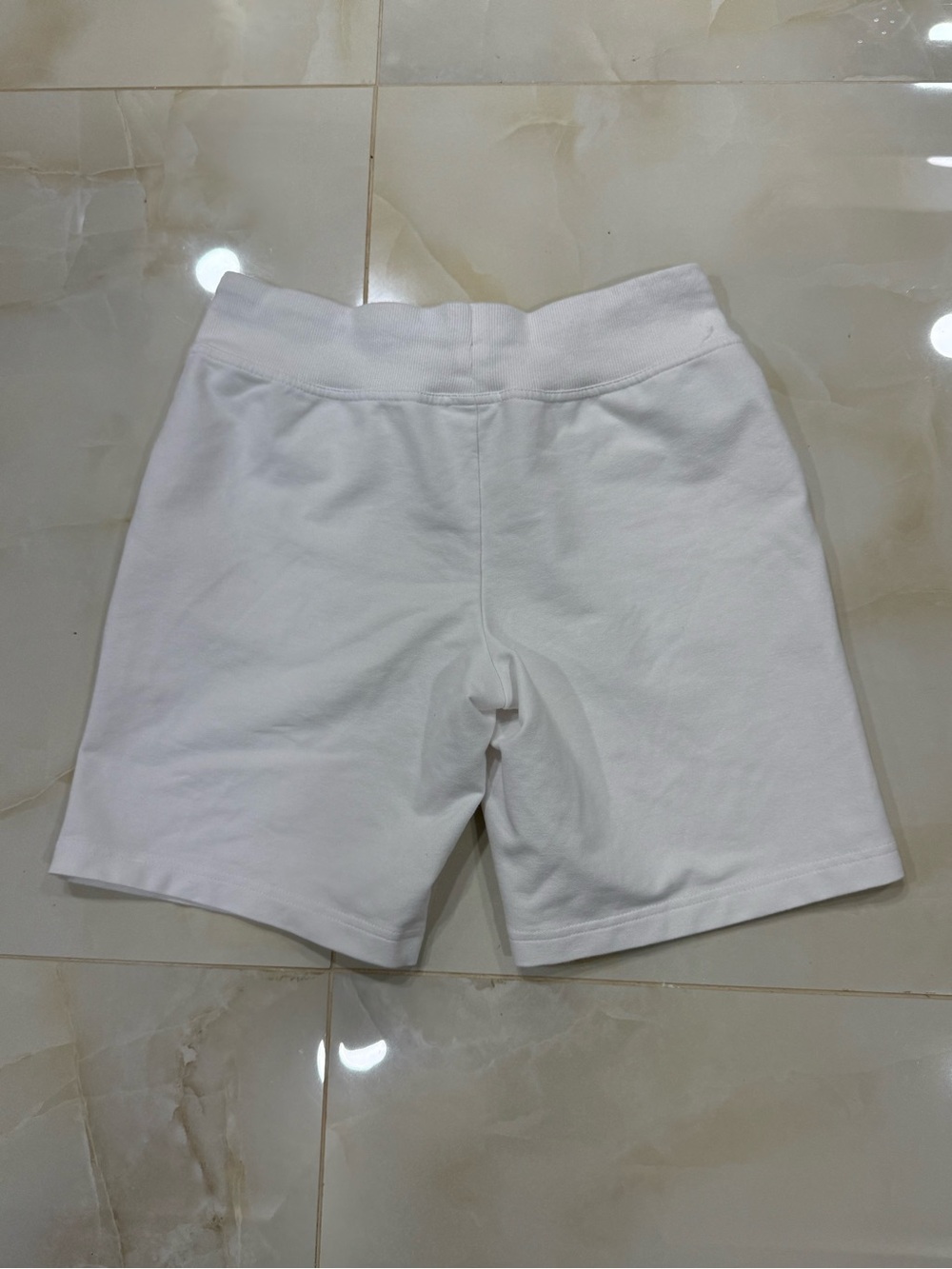 Athletic Works White Drawstring Athletic Shorts - Picture 2 of 3